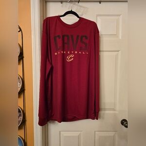 NBA CAVS Maroon Long Sleeve Tee Size 2xl